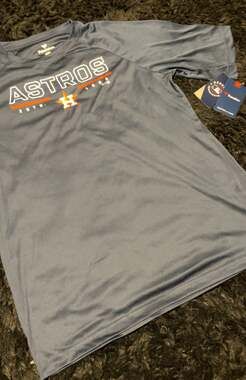 Houston Astros Majestic T-Shirt Men's Baseball MLB Large